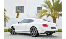 Bentley Continental GT V8 - GCC - AED 5,072 Per Month - 0% Down Payment