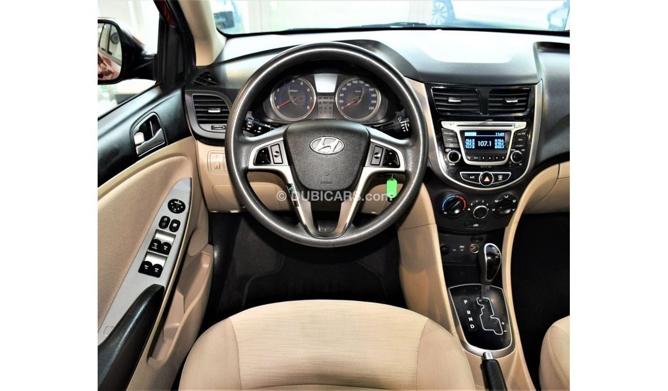 هيونداي أكسنت AMAZING Hyundai Accent 2016 Model!! in Red Color! GCC Specs