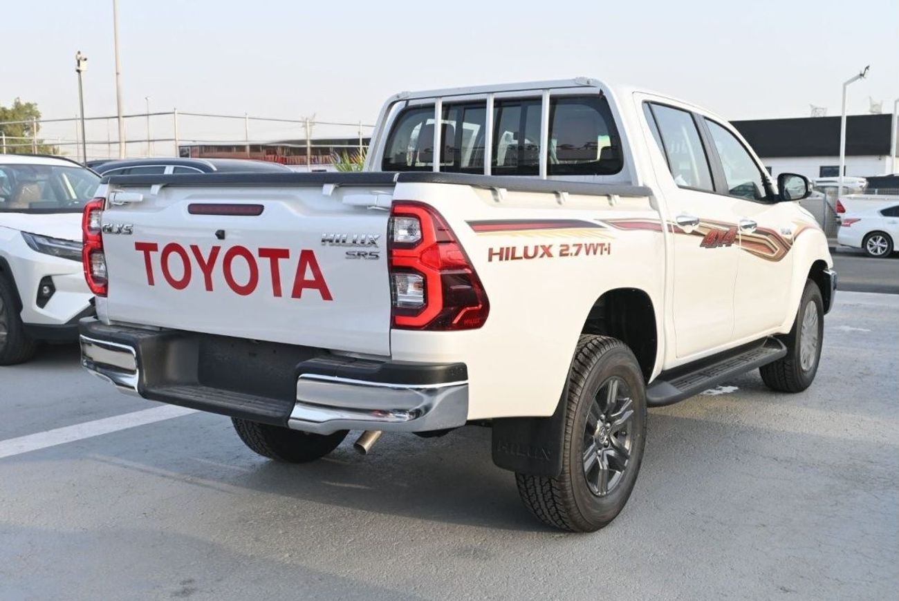 تويوتا هيلوكس Toyota Hilux SR5 GLSX 2.7L Petrol, Manual Transmission, 4WD, Model 2024, Color White