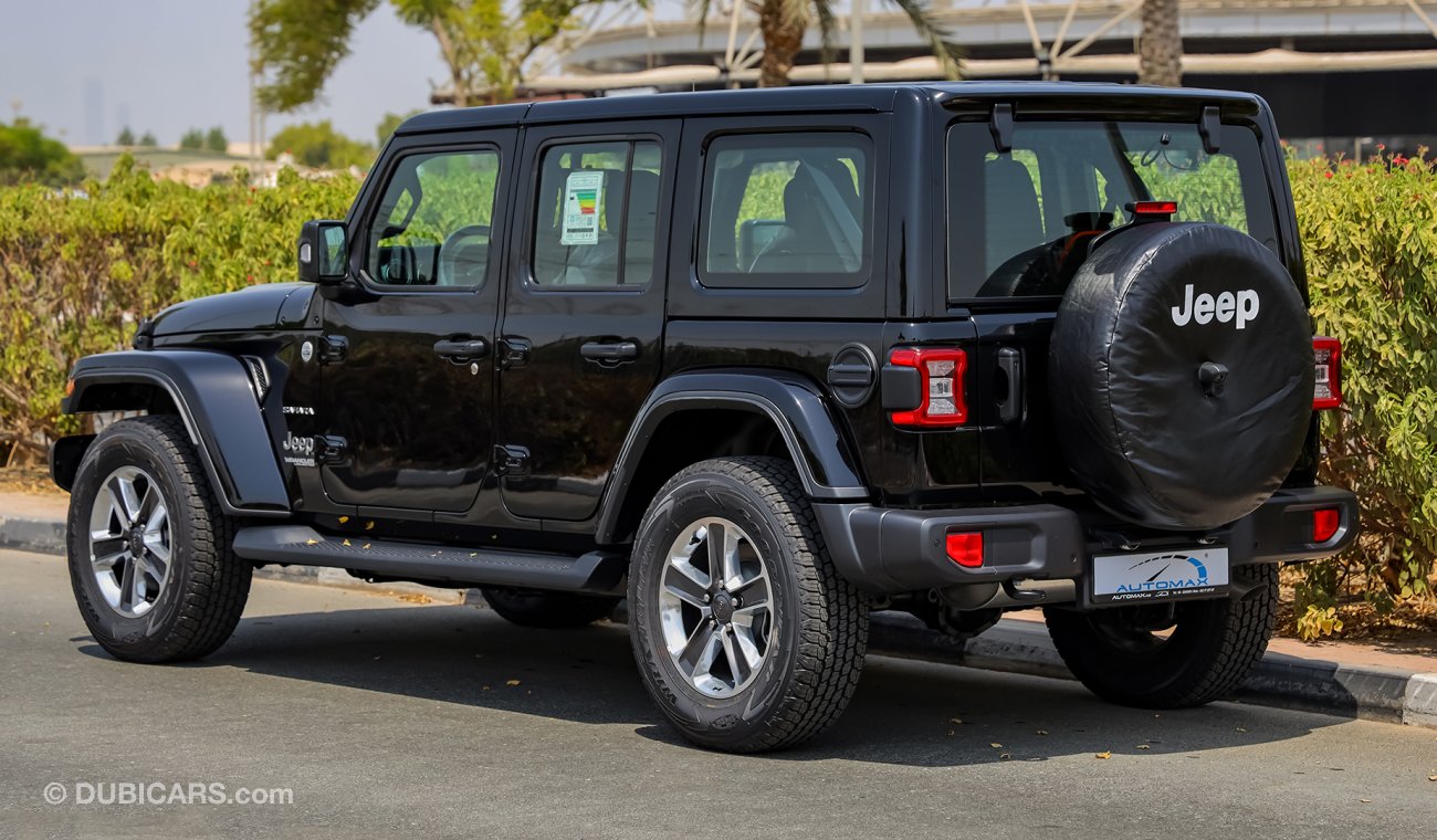 Jeep Wrangler Unlimited Sahara V6 , GCC , 2021 , 0Km , W/3 Yrs or 60K Km WNTY @Official Dealer