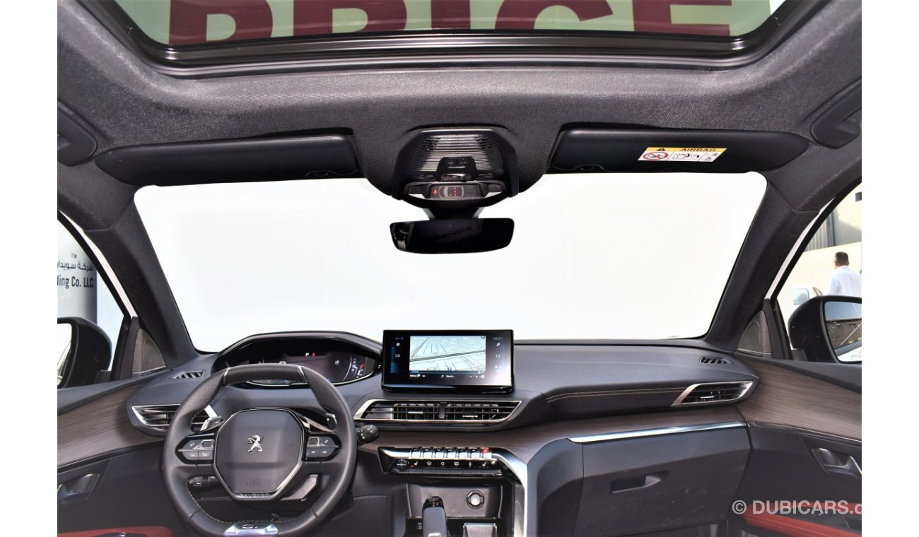 Peugeot 3008 AED 2663 PM | 1.6L GT TC 2023 GCC AGENCY WARRANTY UP TO 2027 OR 100000KM