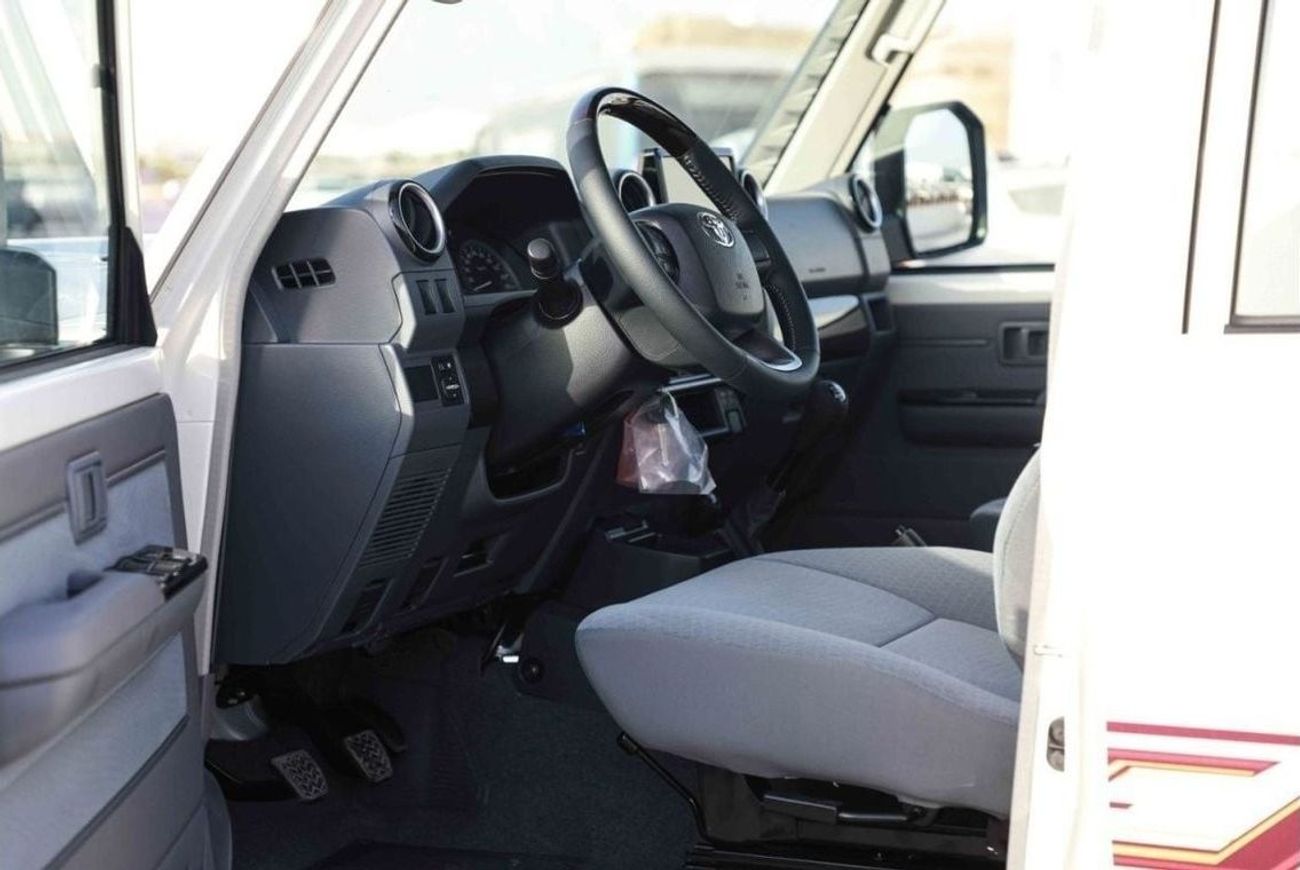 Toyota Land Cruiser 70 2024 Toyota LC76 4.0 Hard Top LX HI - White inside Bluish Grey | Export Only