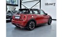 Mini Cooper S EXCELLENT DEAL for our Mini Cooper S ( 2018 Model ) in Red Color GCC Specs