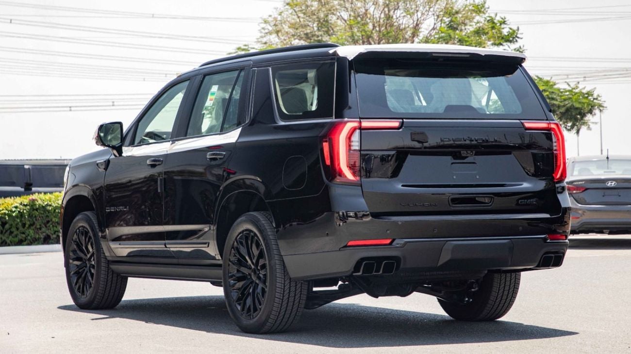 GMC Yukon Denali Black Edition 6.2L V8 | 2025 | 4 Years Agency Warranty & Service Contract