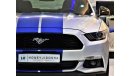 Ford Mustang ORIGINAL PAINT ( صبغ وكاله ) AMAZING Ford Mustang 2015 Model!! in Silver Color! GCC Specs