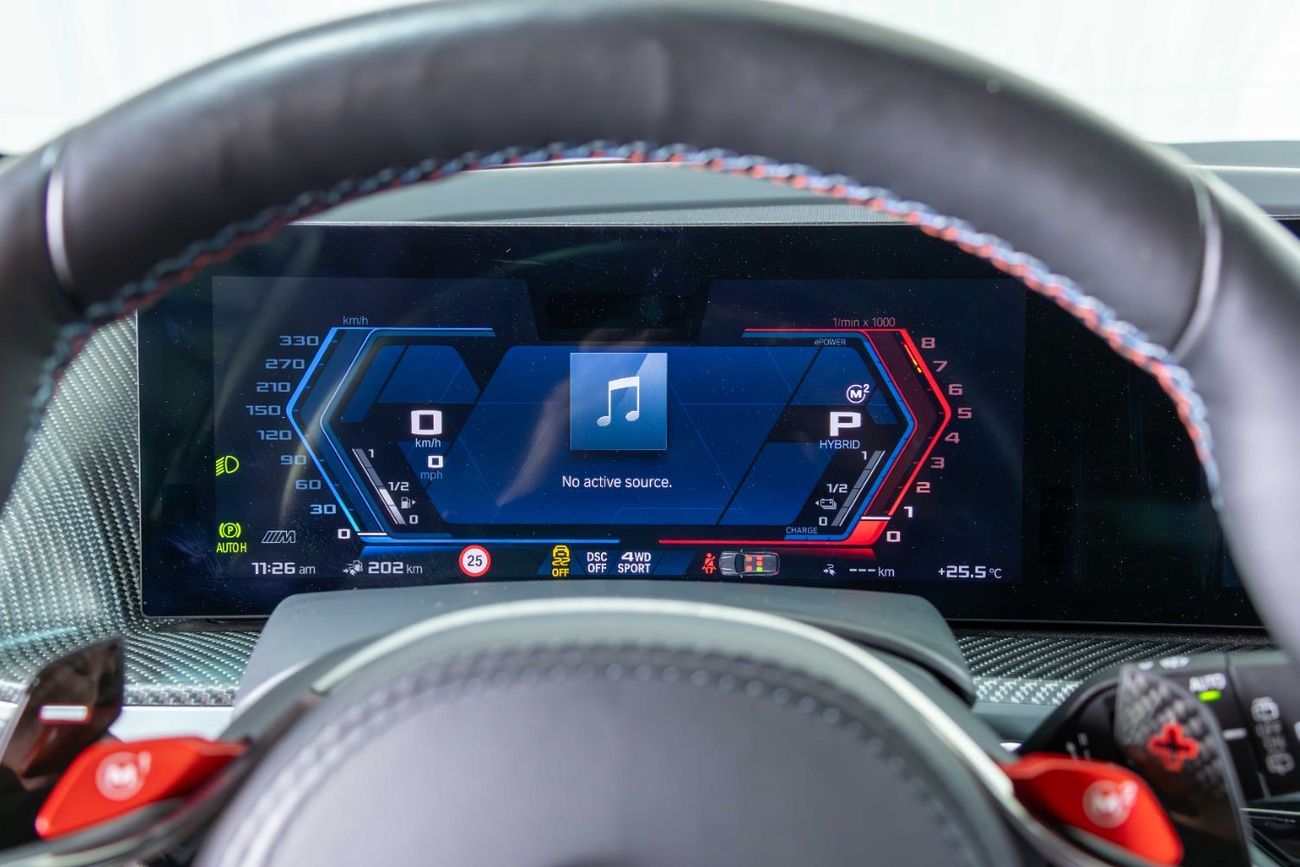 بي أم دبليو XM GCC-AGMC Warranty Service Contract Until 07/2027-Carbon Fiber Package-Merino Leather