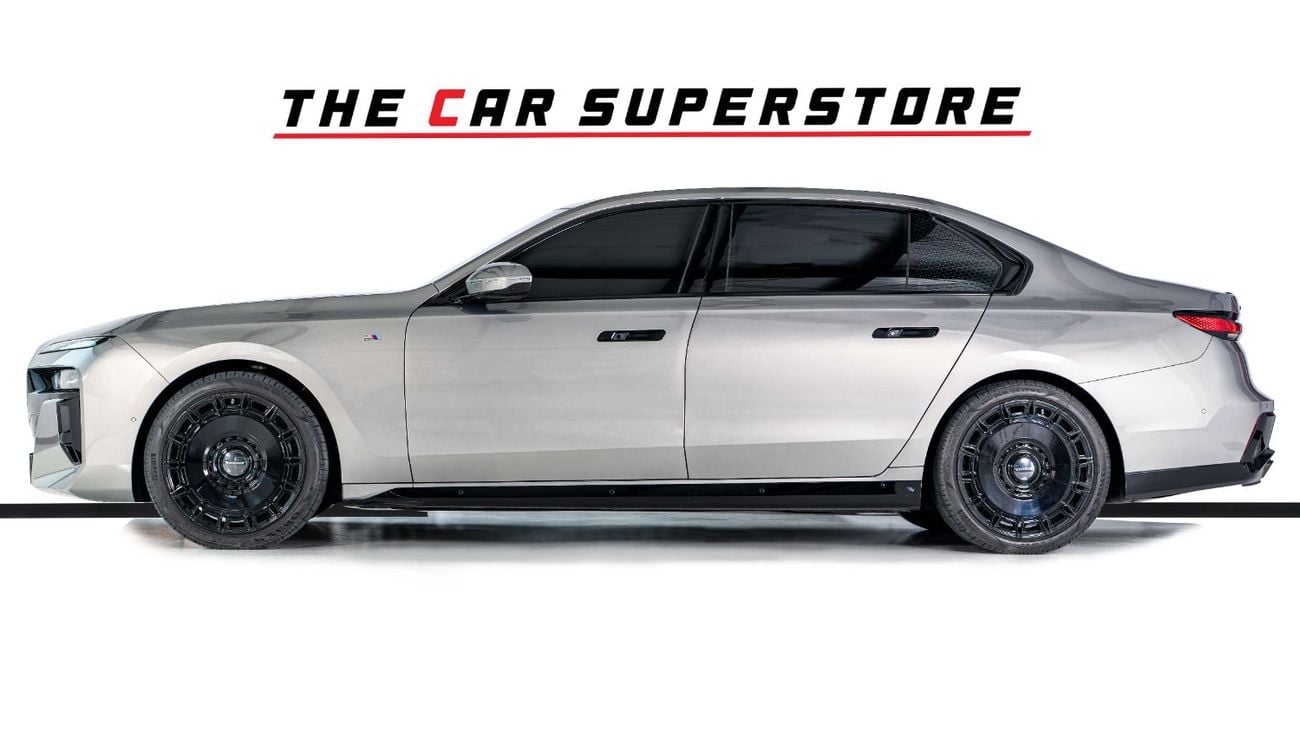 BMW M760Li GCC-1 Owner-Abu Dhabi Motors Warranty Service Contract Until 07/2030