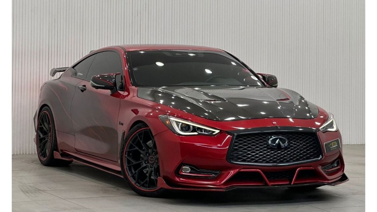 Infiniti Q60 2018 Infiniti Q60 S Red Sport Special Edition, Warranty, Full Infiniti Service History, GCC