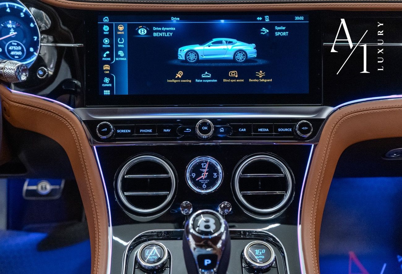 بنتلي كونتيننتال جي تي 2021 Bentley Continental GT V8, Excellent Condition, Fully Loaded, European Specs