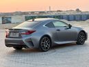 Lexus RC350 F-Sport 3.5L MODEL 2015 GCC CAR PERFECT CONDITION INSIDE AND OUTSIDE FULL OPTION SUN ROOF LEATHER SE