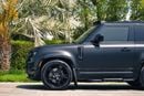 Land Rover Defender 90 P525 Fully Loaded with head up Display 2key interior carbon fiber trims completely covered by mat PPf Wit