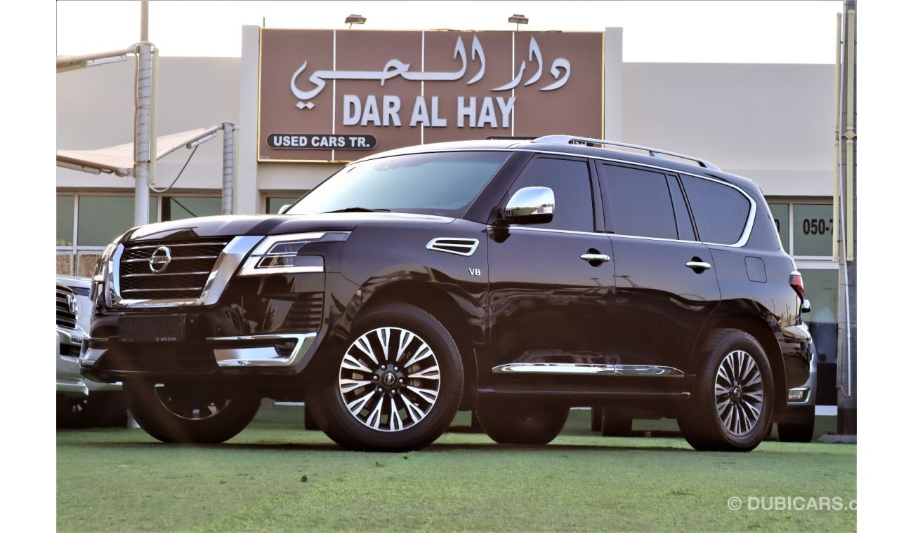 Nissan Patrol LE T1 Nissan Patrol Titanium 2020 Nissan Patrol Titanium 2020 The car was painted by a Gulf agency o