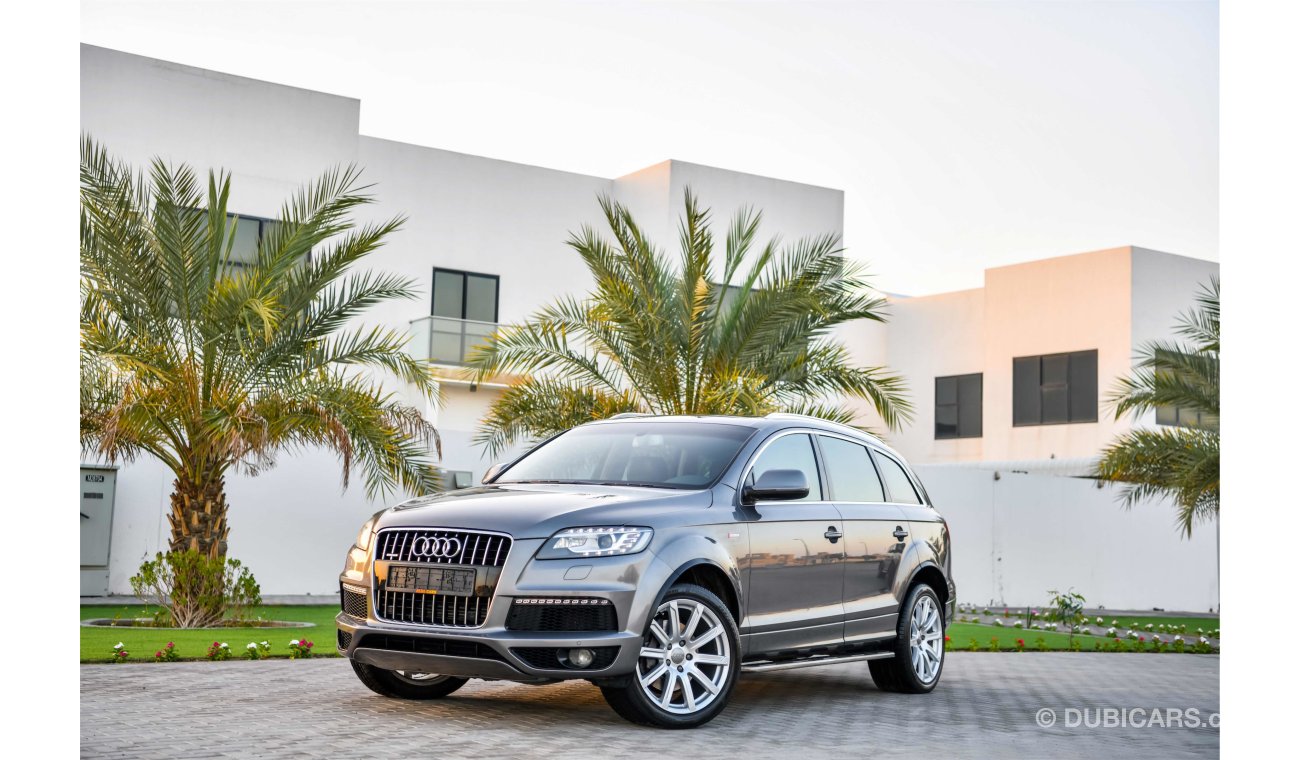 أودي Q7 S-Line Supercharged - 2 Y Warranty - GCC - AED 1,419 Per Month - 0% Downpayment