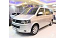 فولكس واجن T5 مالتيفان AMAZING Volkswagen Multivan 2013 Model!! in Silver Color! GCC Specs