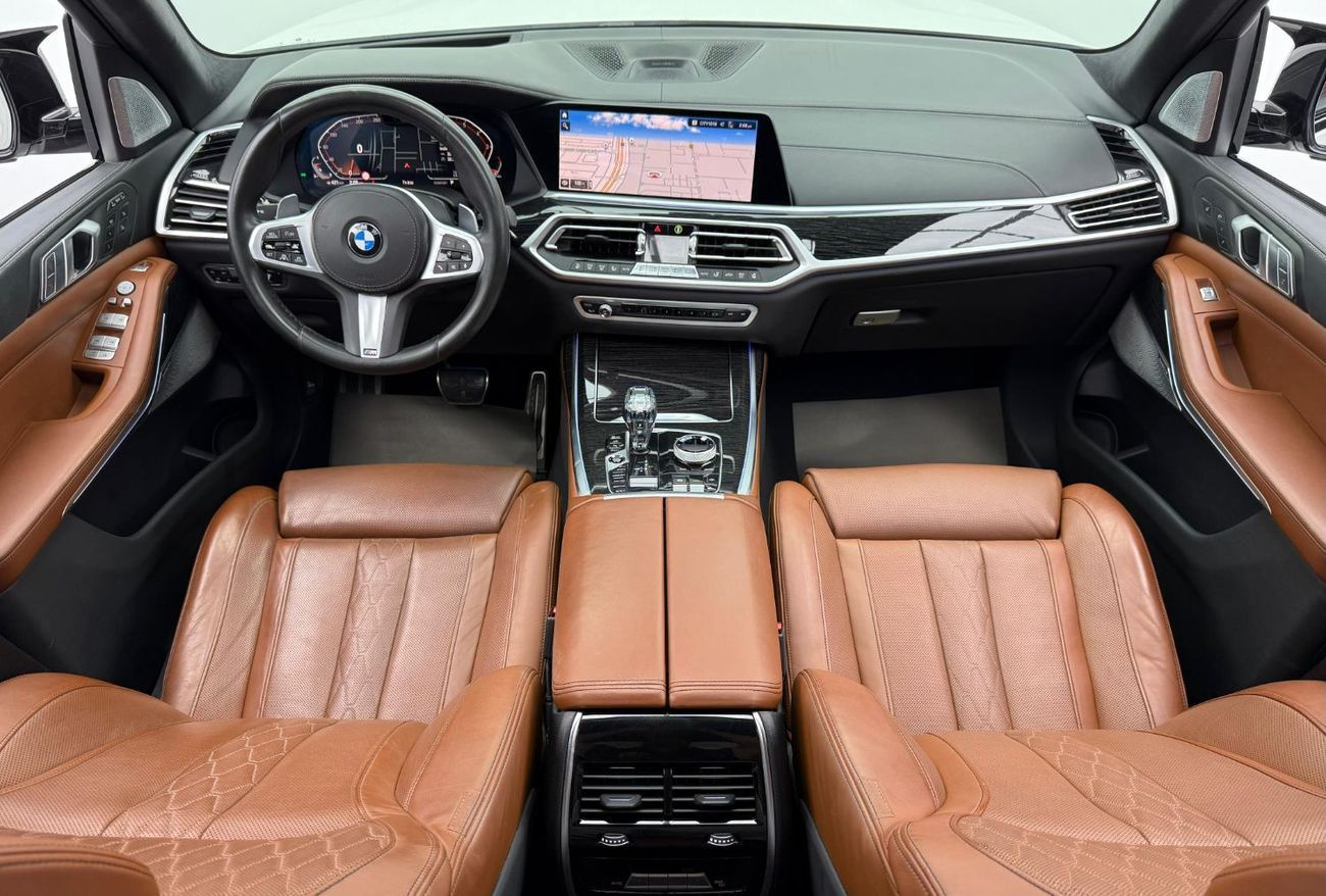 BMW X7 XDrive50i 4.4L 2019 BMW X7 XDrive50i M-Sport, Warranty, Full BMW Service History, 7 Seater, GCC