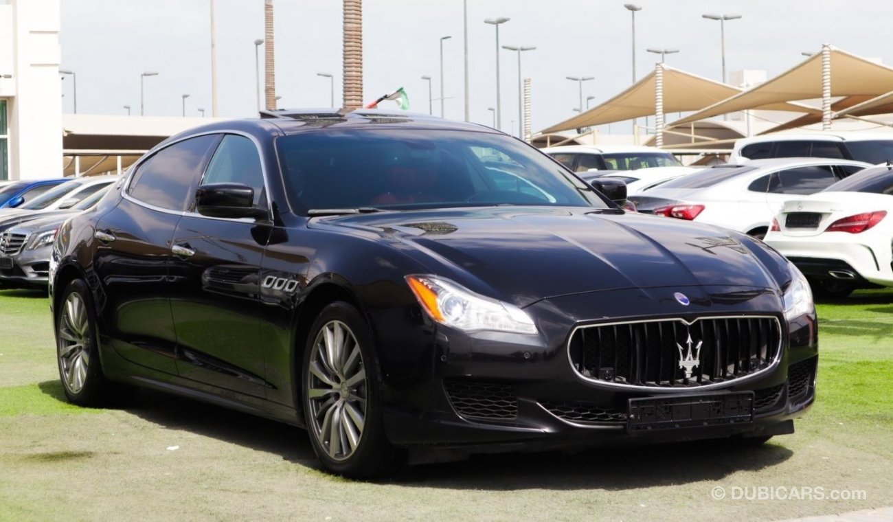 Maserati Quattroporte خليجي مالك واحد تشيكات وصبغة وكالة شرط الفحص ضمان لغاية 2023