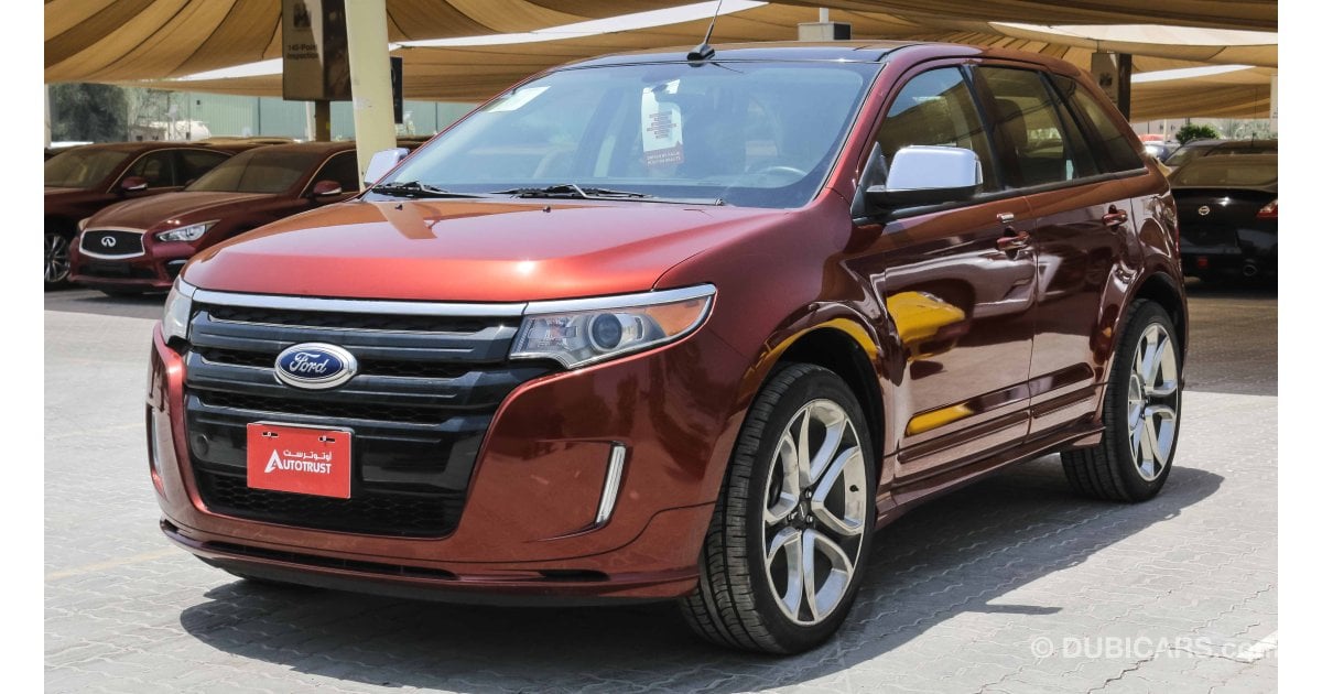 Ford Edge Sport for sale: AED 89,900. Burgundy, 2014