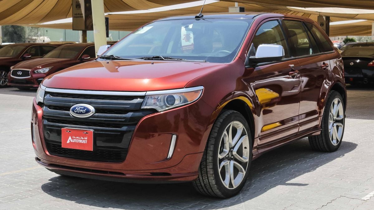 Ford Edge Sport for sale: AED 89,900. Burgundy, 2014