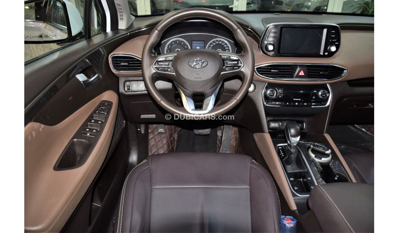 Hyundai Santa Fe EXCELLENT DEAL for our Hyundai SantaFe 2019 Model!! in White Color! GCC Specs