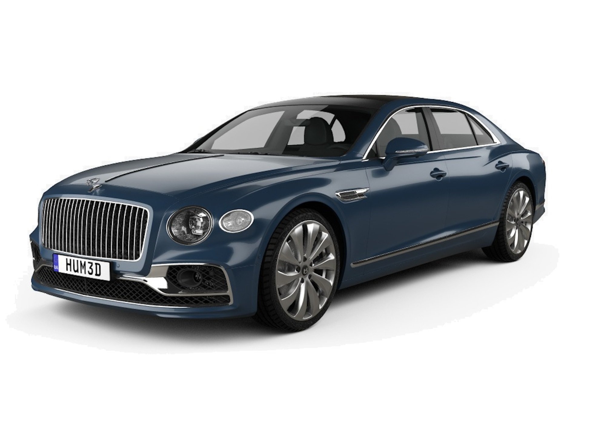 Bentley Flying Spur cover - Front Left Angled