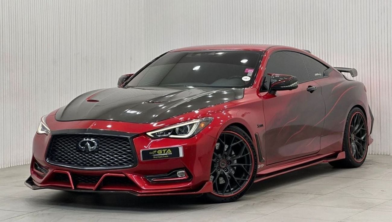 Infiniti Q60 2018 Infiniti Q60 S Red Sport Special Edition, Warranty, Full Infiniti Service History, GCC