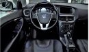 Volvo V40 EXCELLENT DEAL for our Volvo V40 T4 ( 2015 Model ) in White Color GCC Specs