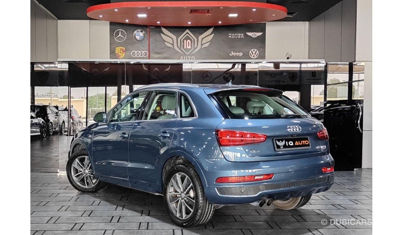 Audi Q3 35 TFSI S-Line AED 1,400 P.M | 2017 AUDI Q3 S-LINE 35 TFSI QUATTRO 2.0 L | GCC | UNDER WARRANTY