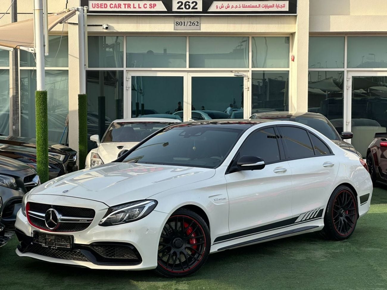 مرسيدس بنز C 36 AMG مرسيدس بنز AMG C63S خليجي 2015 فل ابشن صبغ وكاله بحاله ممتازه