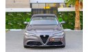 Alfa Romeo Giulia Super | 2,250 P.M  | 0% Downpayment | Agency Warranty!