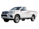 تويوتا هيلوكس ECTCGA003 – 2025 Toyota Hilux Single Cab Pick Up – 2.7L Petrol Manual 4wd - White with Red  Interior