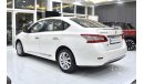 Nissan Sentra EXCELLENT DEAL for our Nissan Sentra 1.8 S ( 2019 Model ) in White Color GCC Specs