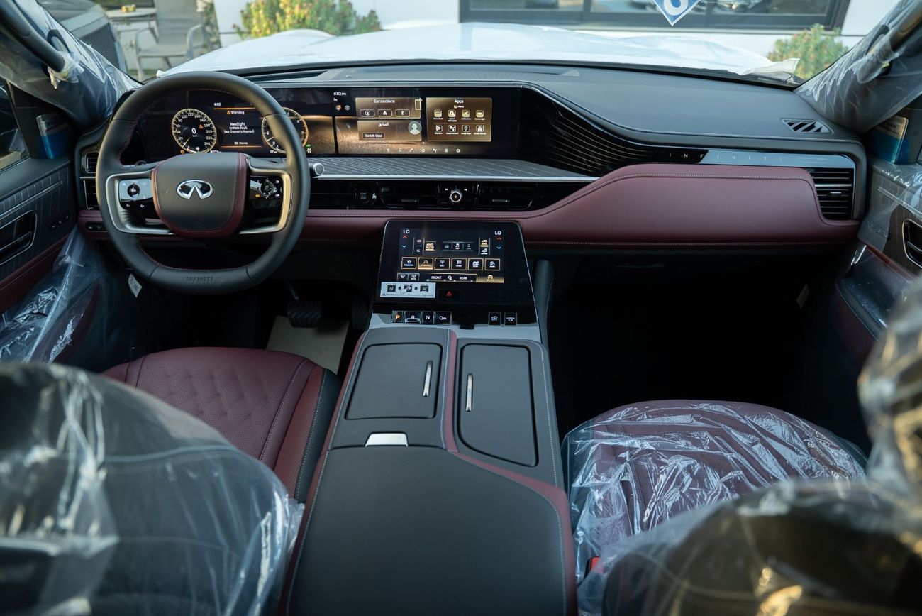 إنفينيتي QX80 Autograph Bench Chairs 3.5L Autograph 3.5L Twin Turbo 2025 Fully Loaded GCC Brand New