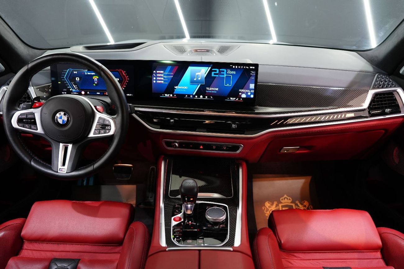 بي أم دبليو X5 M Competition, Shadowline Package, Carbon Interior, Latest Facelift, Dealer Warr + Serv!!