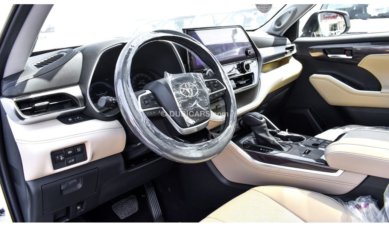 Toyota Highlander TOYOTA_HIGHLANDER_LIMITED_2.5L_HYBRID_2023_GCC_JBL_WHITE_BLACK