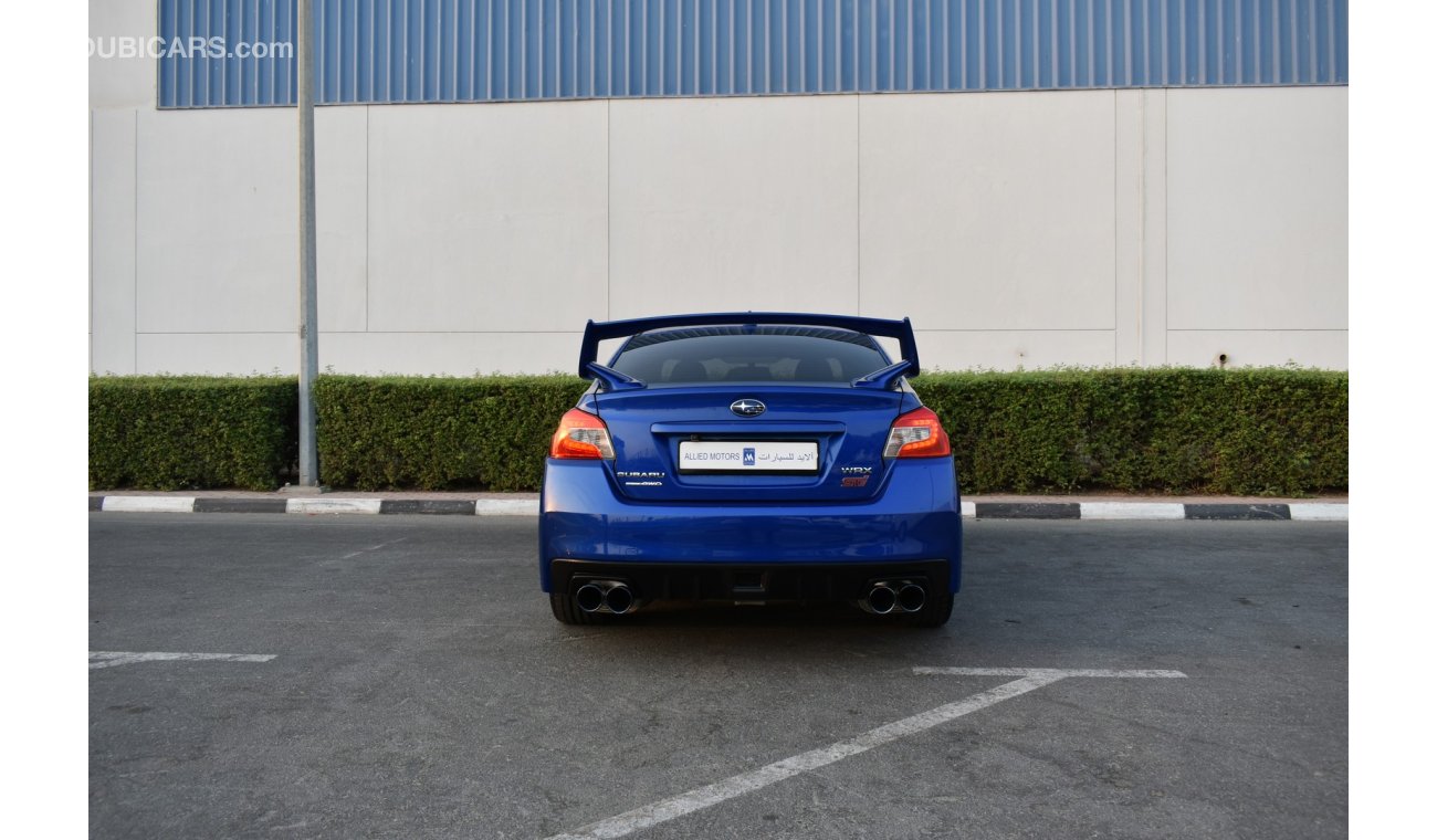 Subaru Impreza WRX STI - 2.5 - MT - Blue - 2015