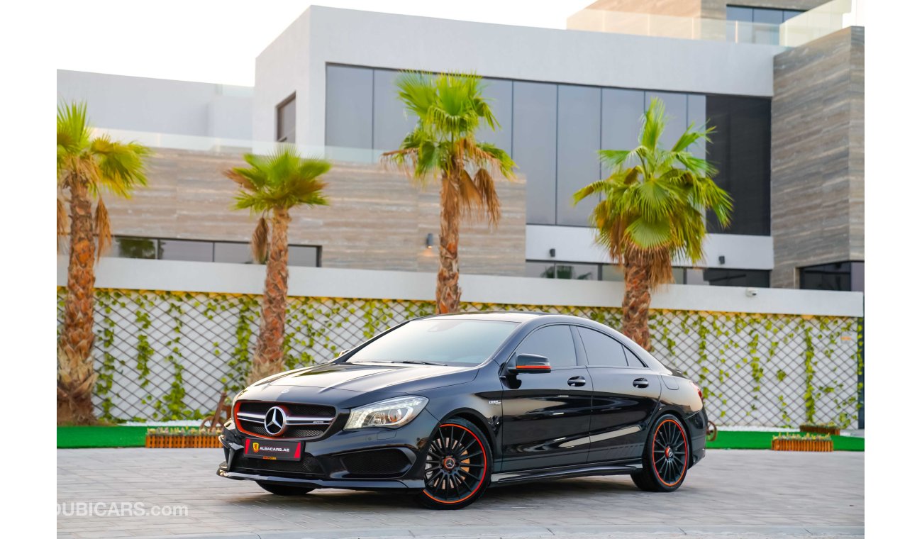 مرسيدس بنز CLA 45 AMG 2,428 P.M | 0% Downpayment | Full Option | Orange Art Edition!