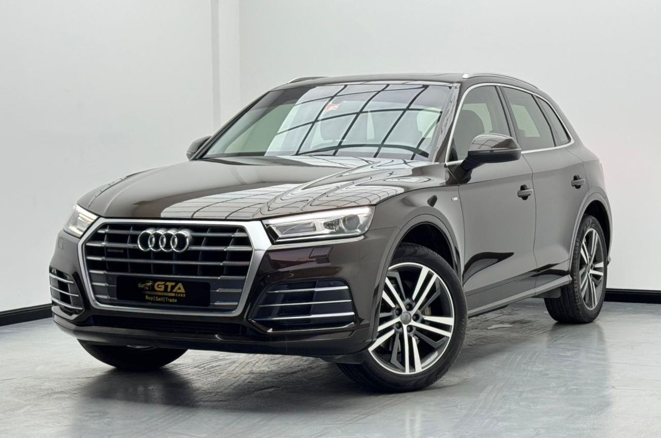 أودي Q5 45 TFSI Quattro S Line 2.0L (252 HP) 2018 AUDI Q5 S-Line 45TFSI Quattro, Warranty, Full Service Hist