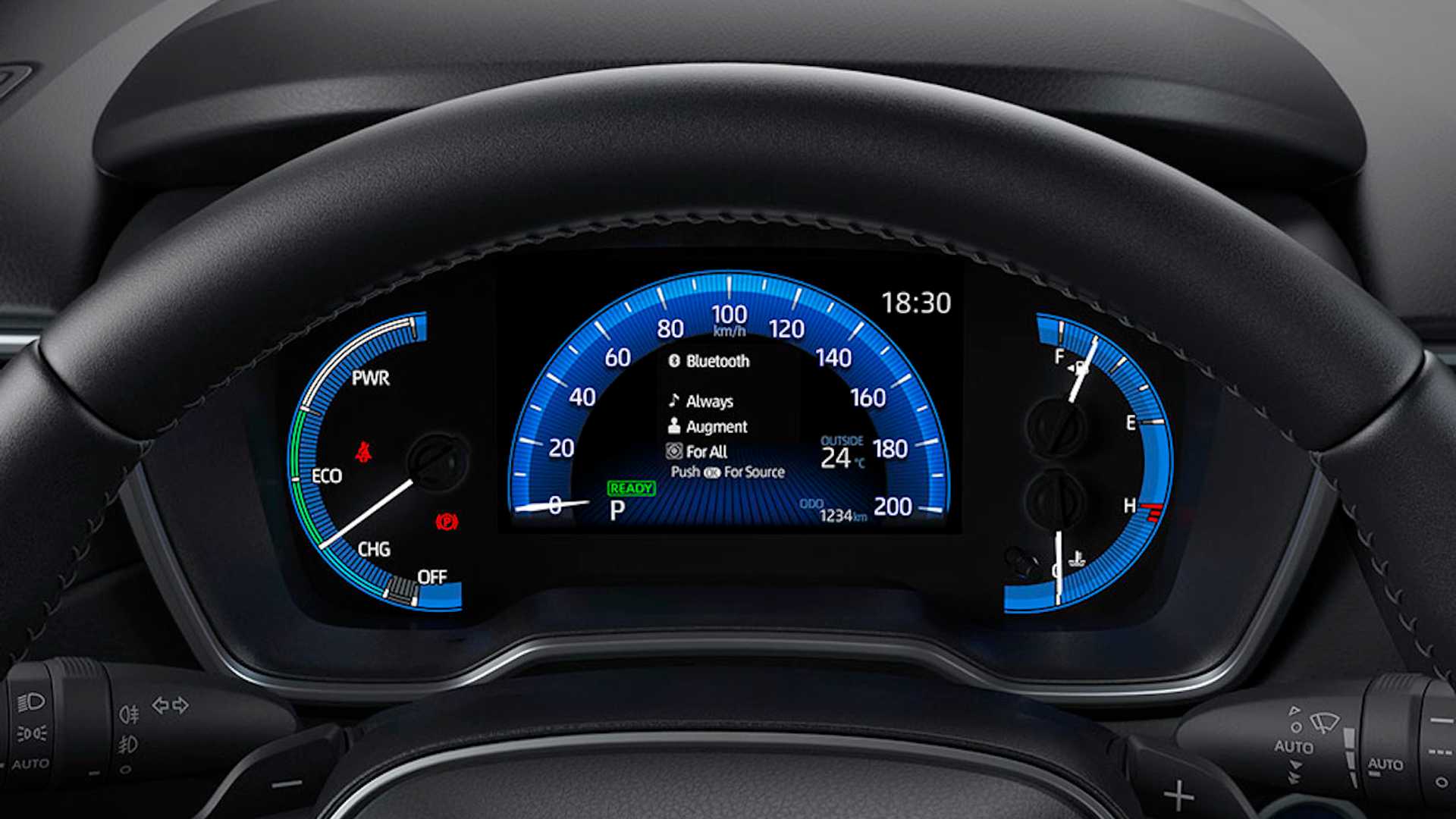 Toyota Corolla Cross interior - Infotainment Cluster