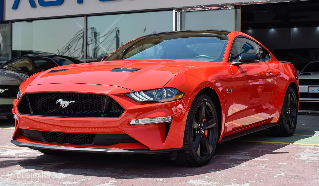 Ford Mustang 2019 GT Premium, 5.0 V8 GCC, 0km w/ 3Yrs or 100K km Warranty + 60K km Service from Al Tayer Motors