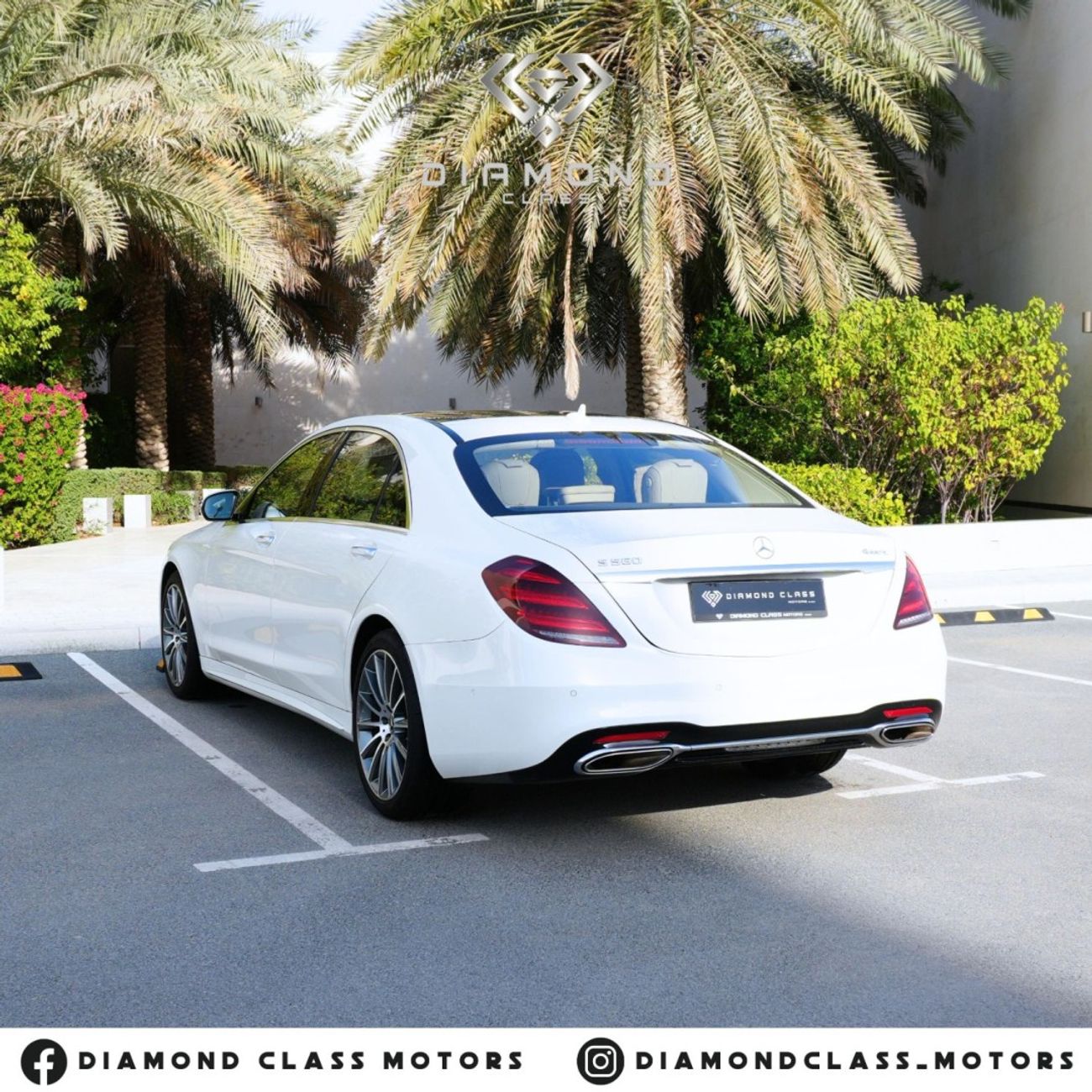 Mercedes-Benz S 560 Exclusive Edition 4.0L Mercedes S560 AMG Full Option  Panoramic  5 Buttons  2018 GCC