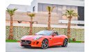 Jaguar F-Type S 5.0L V8 SC | 3,539 P.M | 0% Downpayment | Full Option | Immaculate Condition