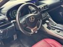 Lexus IS350 F Sport 3.5L (312 HP) F-SPORT / 3.5L V6 / ELECTRONIC CLUSTER / RADAR / COOLING SEATS / BLIND SPOTS /