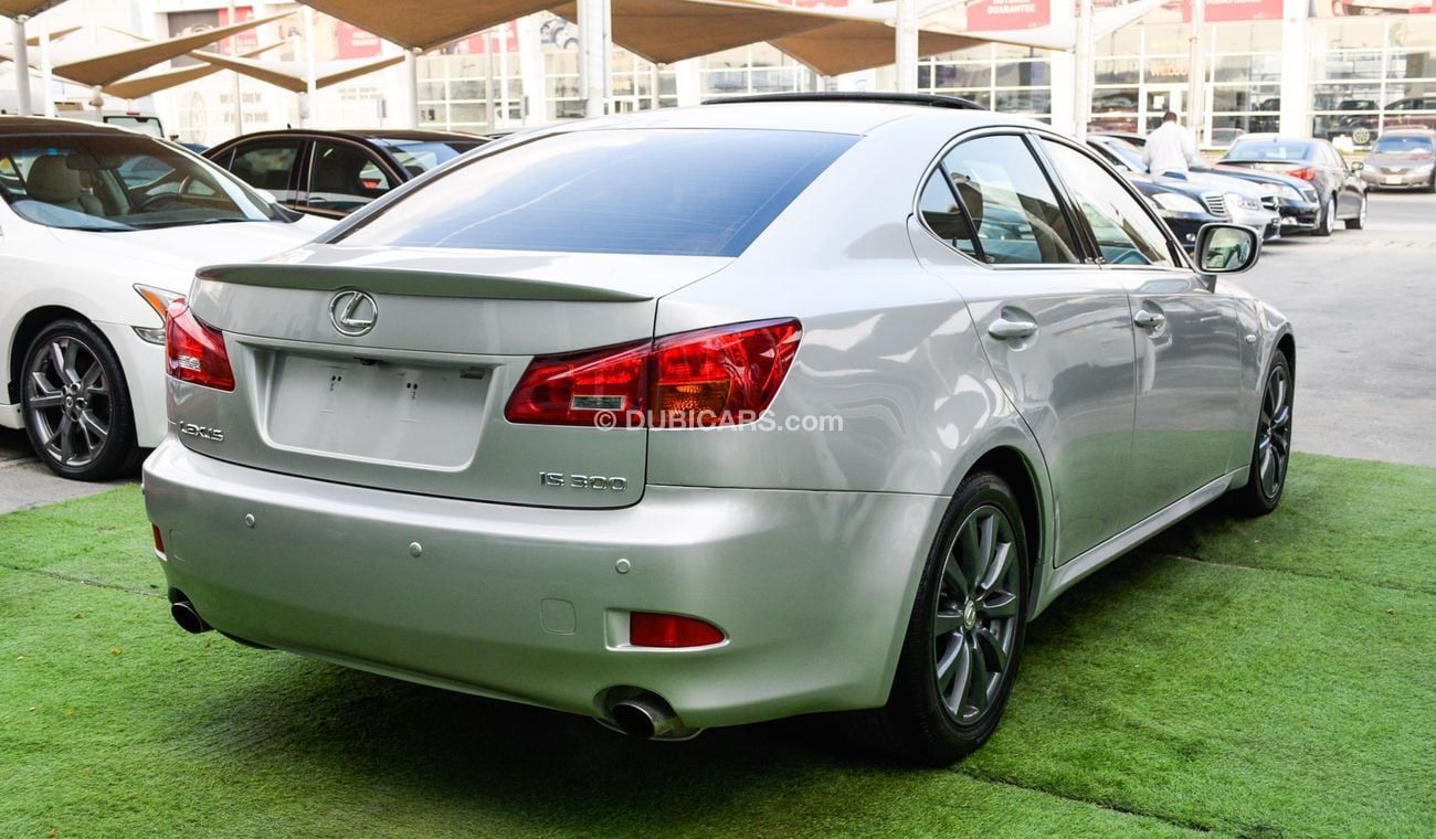 Lexus IS300 Gulf 2007 adapter 2014 silver color number one, fingerprint, rear camera hole, leather sensors, crui