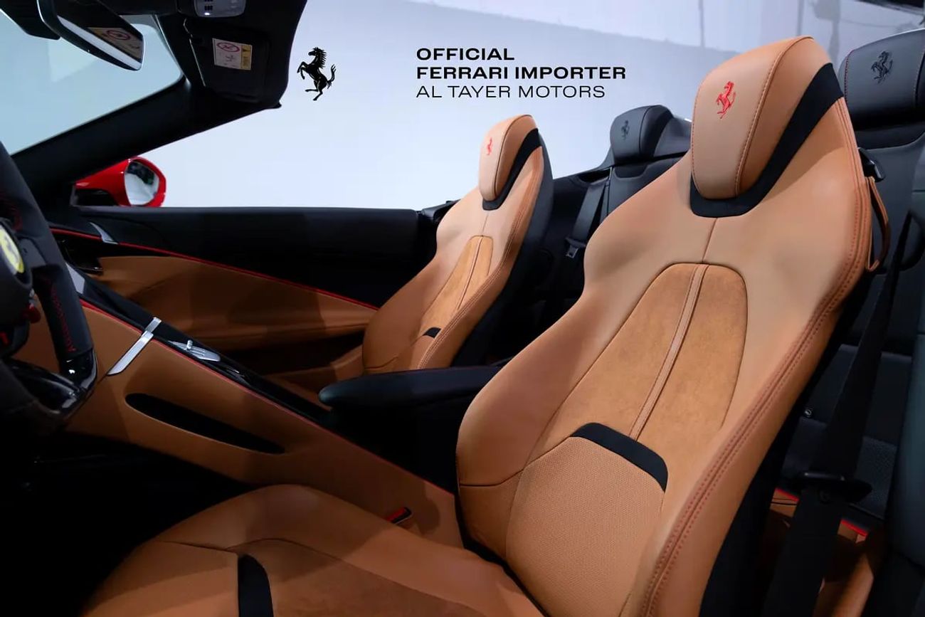 Ferrari Roma Spider – Delivery Mileage | Red Exterior | Cuoio Interior