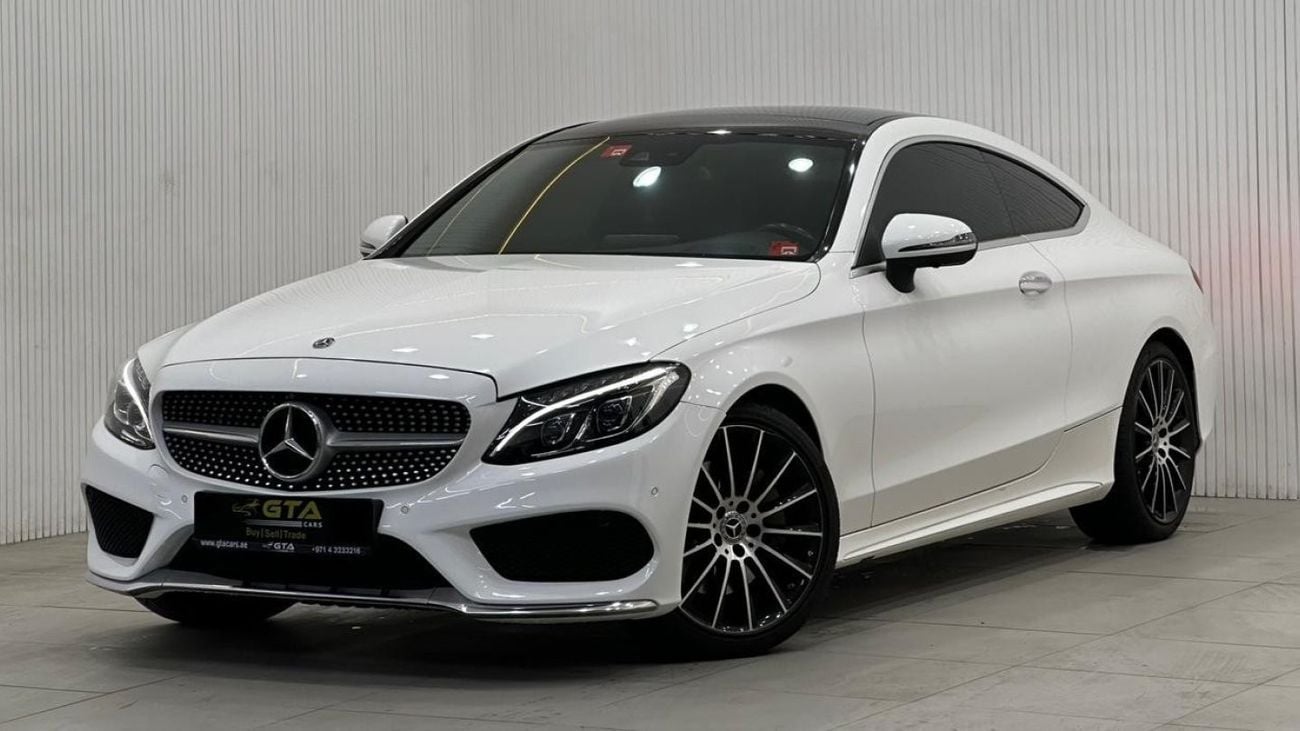 Mercedes-Benz C 300 Coupe 2018 Mercedes Benz C300 AMG Coupe, Warranty, Full Service History, Full Options, Low Kms, GCC