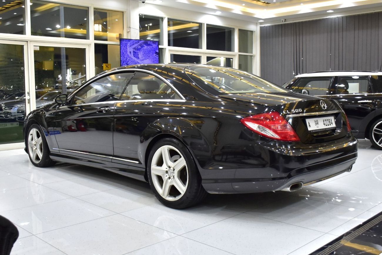 Mercedes-Benz CL 500 EXCELLENT DEAL for our Mercedes Benz CL500 ( 2007 Model ) in Black Color GCC Specs