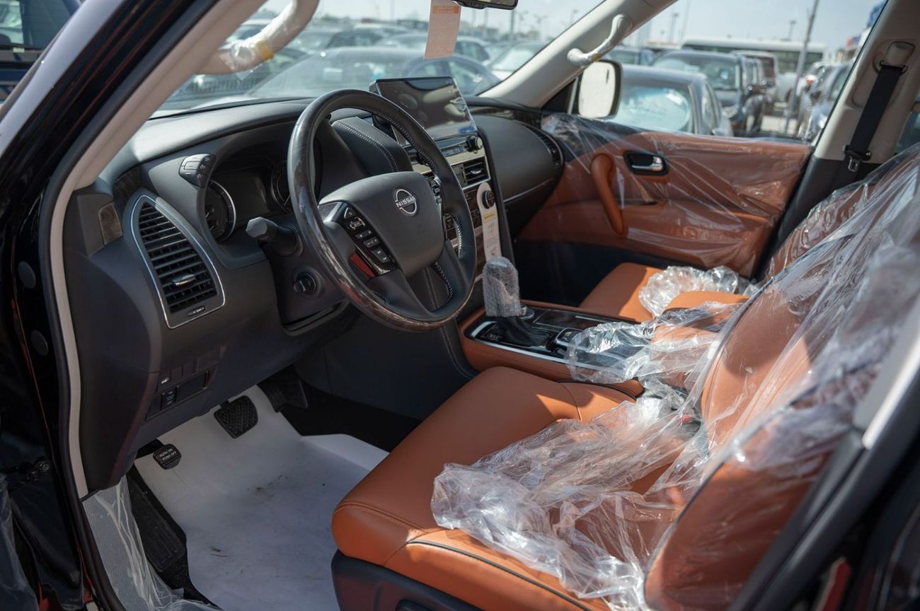نيسان باترول LE T3 5.6L 2024 Nissan Patrol LE V8 5.6L petrol - Black -orange