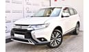 Mitsubishi Outlander AED 1119 PM | 2.4L GLX 4WD 7-STR GCC DEALER WARRANTY