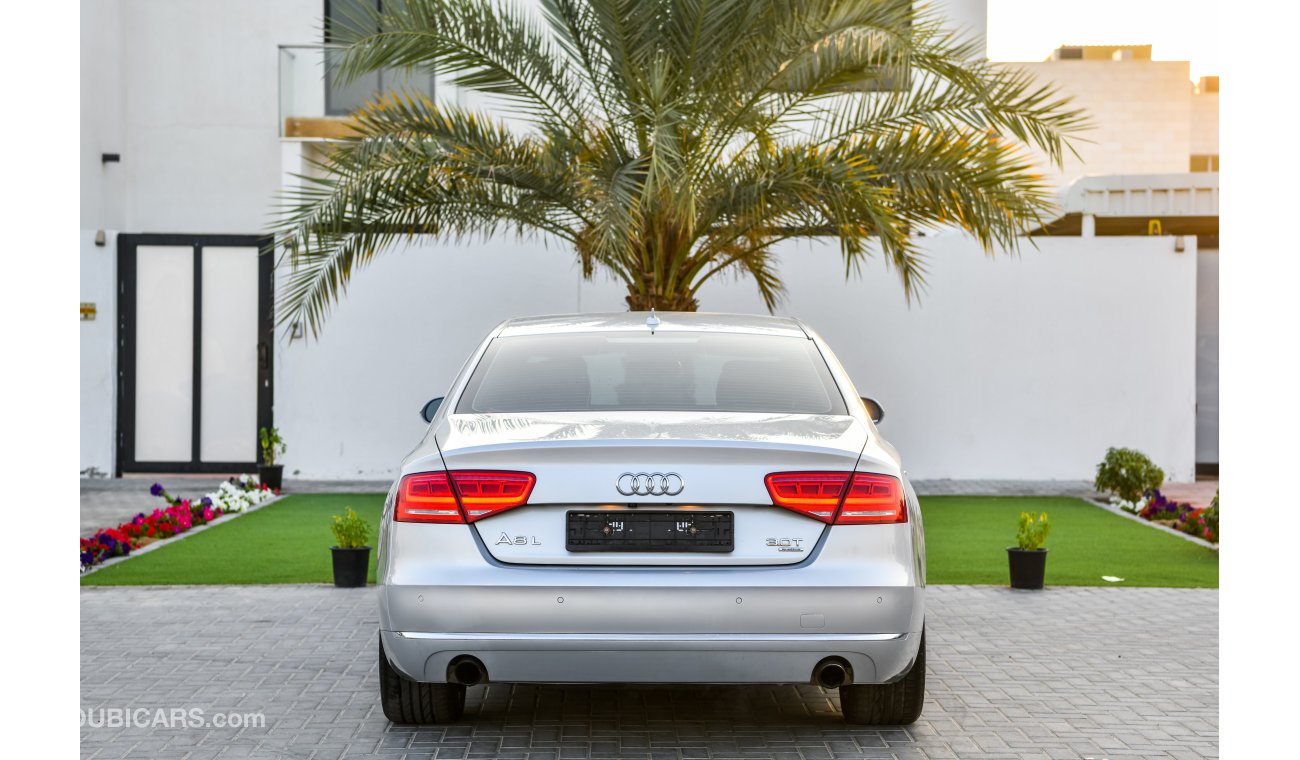 Audi A8 L 2 Years Warranty!  - AED 1,859 per month - 0% Downpayment
