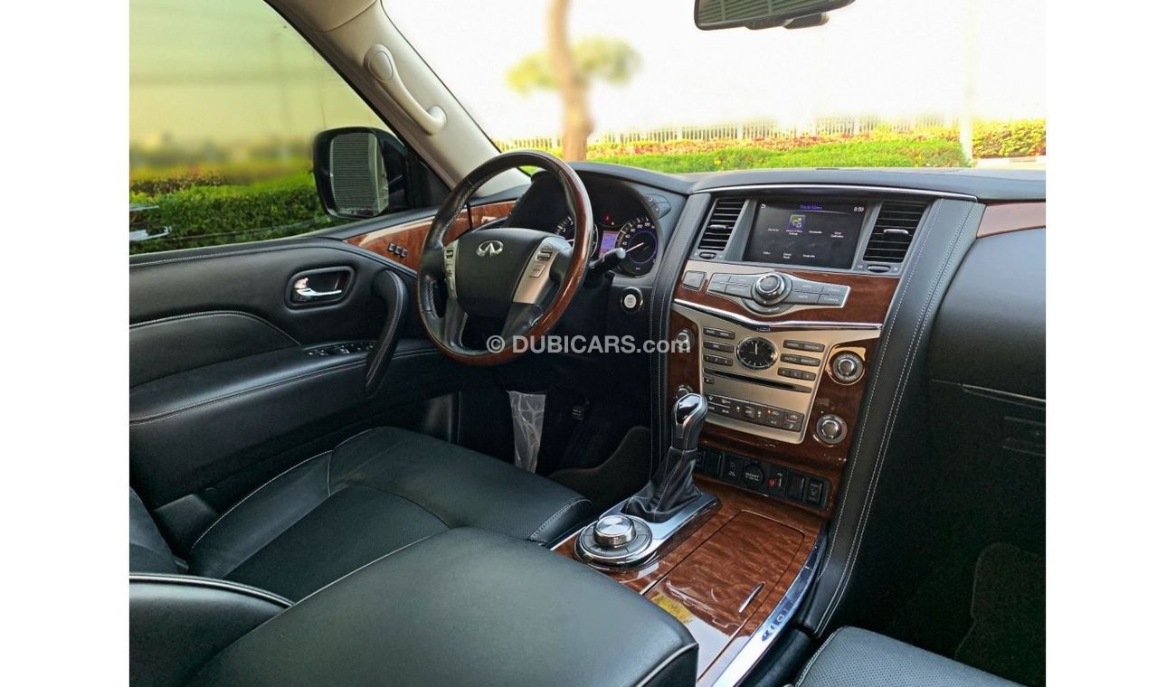 Infiniti QX80 Luxe 7st Black Edition 5.6L-8 Cyl-Full Option- Excellent Condition- Bank Finance Available -Low Kilo